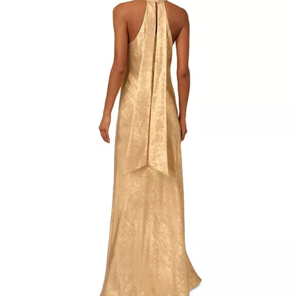 Rent Green Gold Backless Sequin Gown main image 0